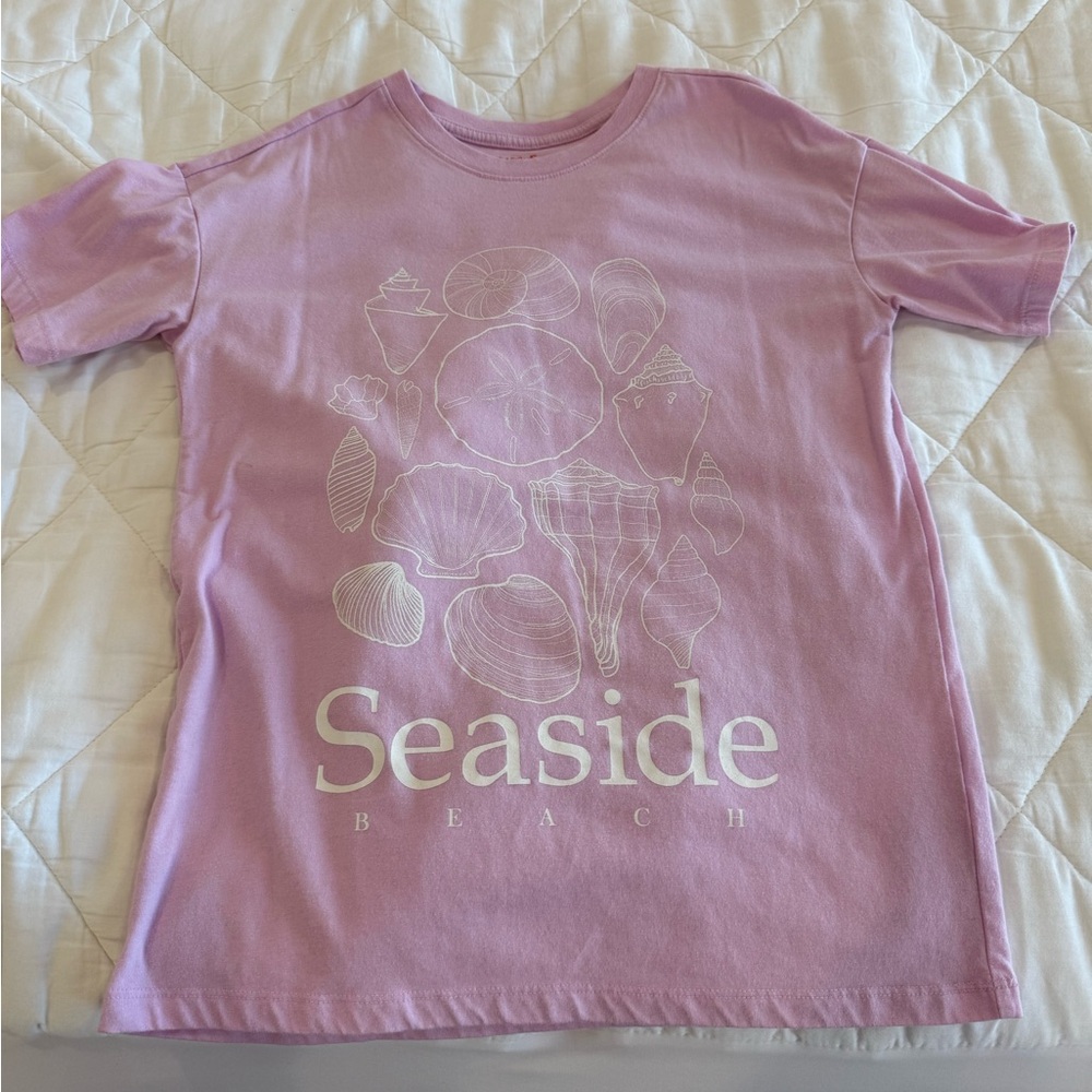 Cat & Jack Lavender Beach Themed T-Shirt